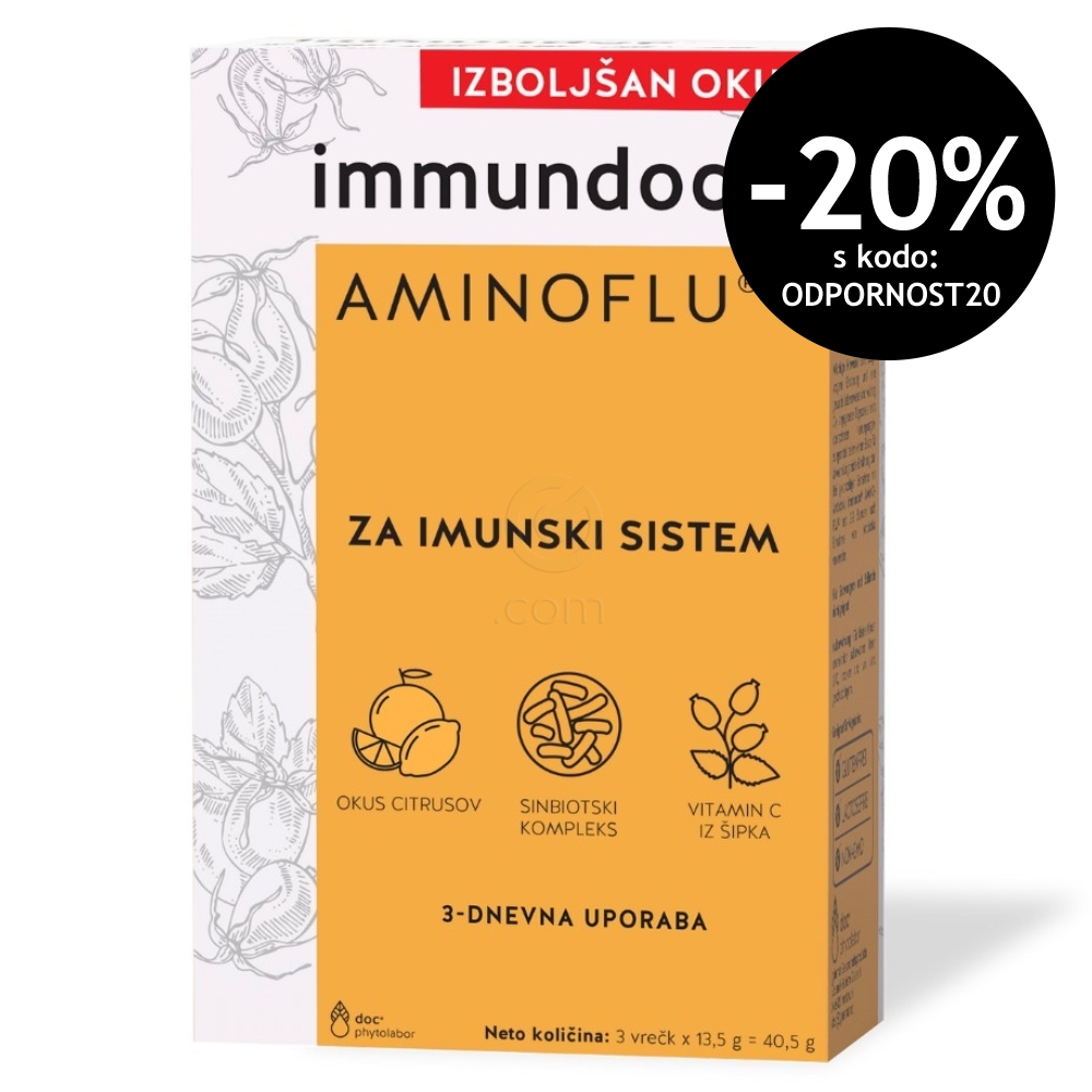 immundoc Aminoflu, vrečice (3 x 13,5 g)